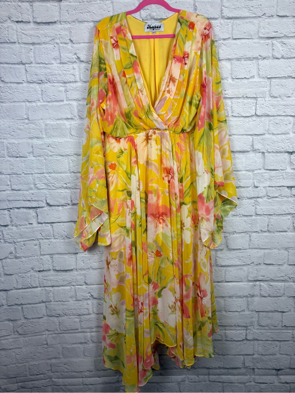 Meghan LA Sunset Maxi Dress size 3X - Picture 2 of 5